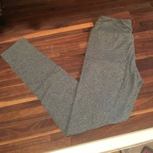 Lularoe Heathered Gray Tween Leggings